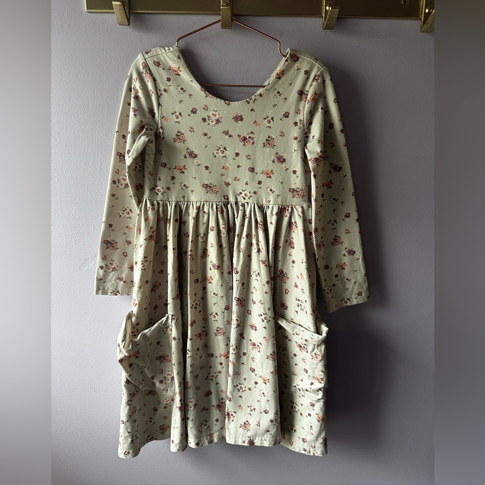 Charming Mary Purple Floral Dress Size 7 Years